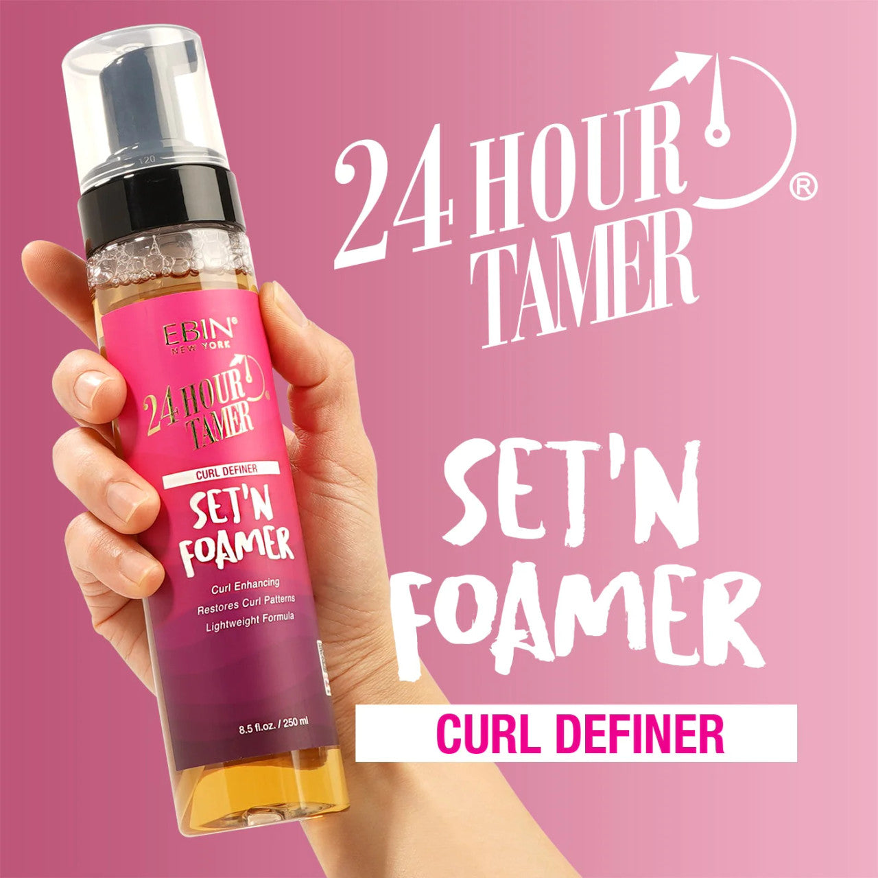 Ebin New York  24 Hour Tamer Set 'N Foamer Curl Definer