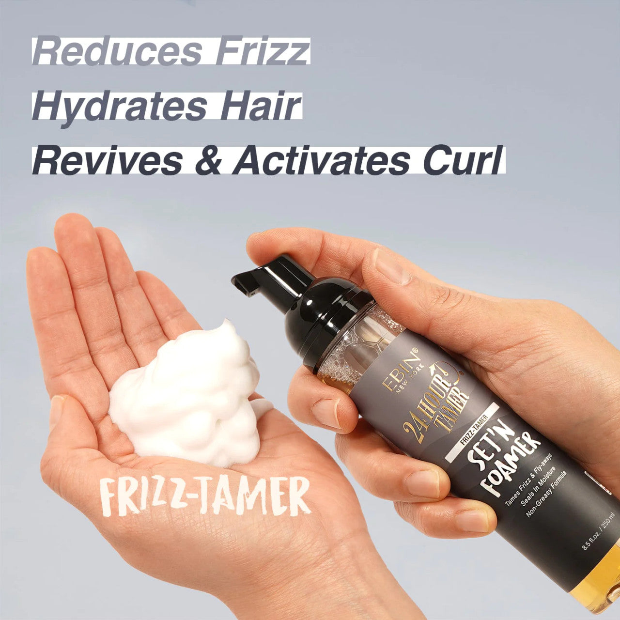 Ebin New York  24 Hour Tamer Set N Foamer Frizz Tamer