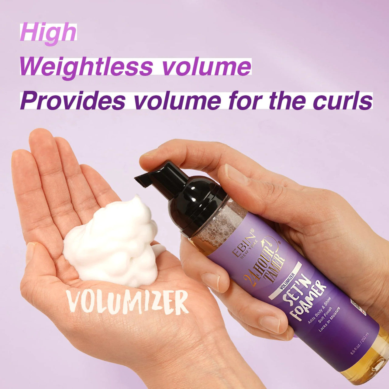 Ebin New York  24 Hour Tamer Set'N Foamer Volumizer