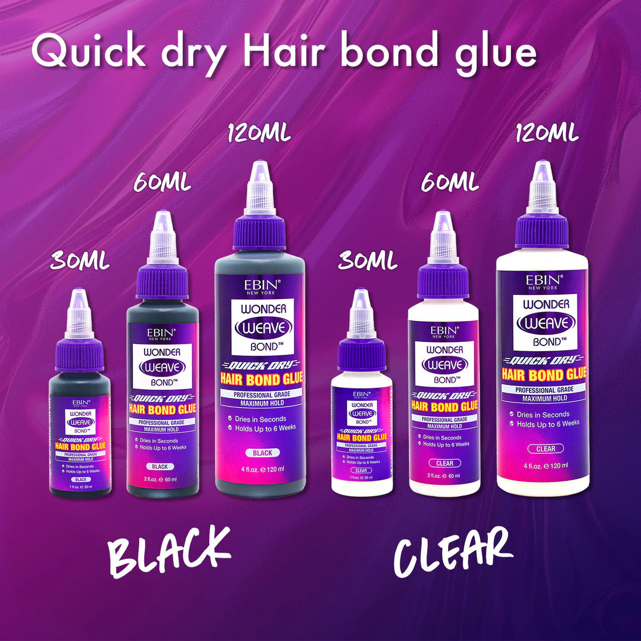 Ebin New York Wonder Weave Bond Hair Bond Glue