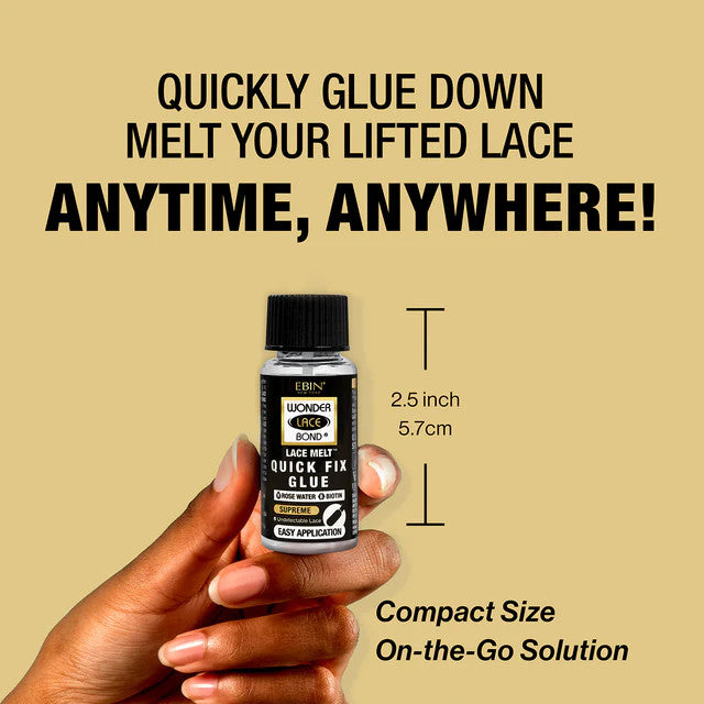 Ebin New York Wonder Lace Bond Melt Quick Fix Glue (0.5oz)