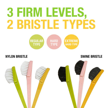 Ebin New York 24hour Edge Tamer Brush (Nylon Hard Type)