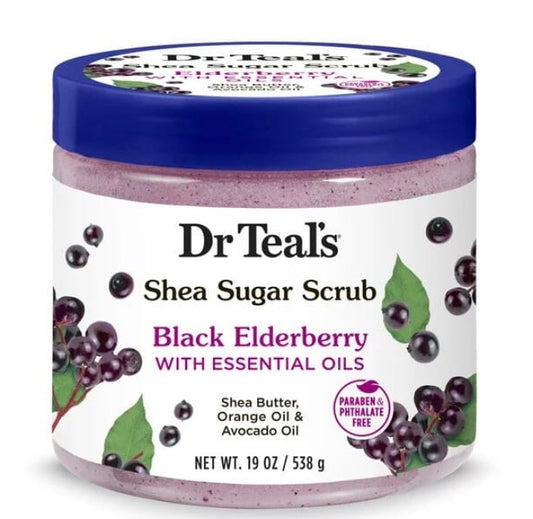 Dr. Teal's Essential Oil Shea Sugar Scrub (19oz)