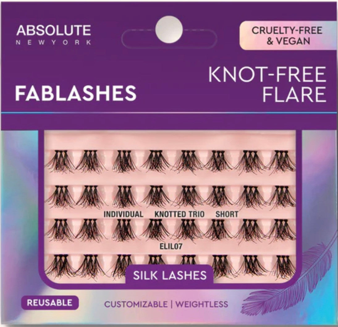 ABSOLUTE Fablashes Individual Knotted Trio Silk Lashes