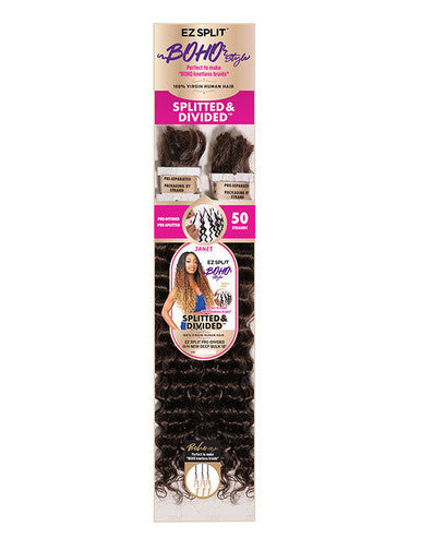 [WHOLESALE] Janet Collection 100% Human Hair EZ Split Pre-Divided New Deep Bulk 18"
