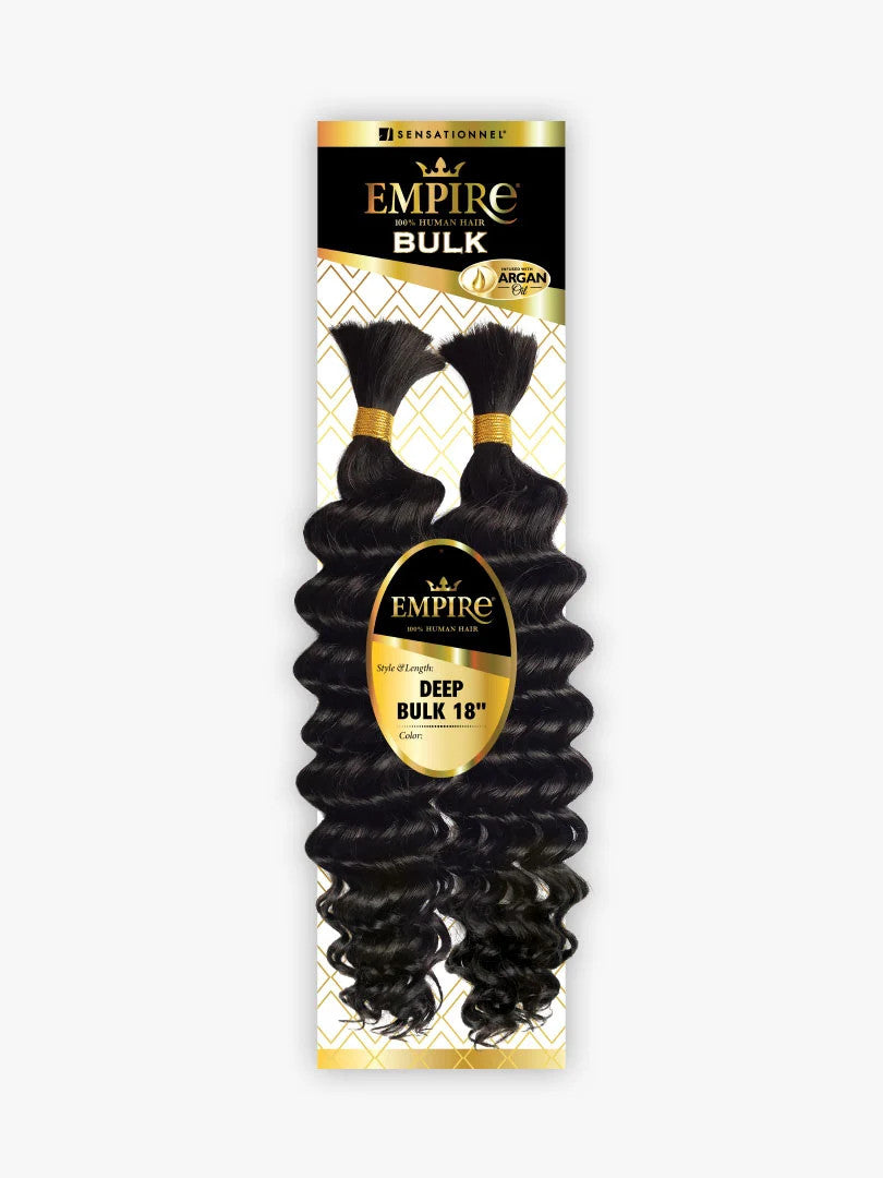 SENSATIONNEL Empire 100% Human Hair Braids - Deep Bulk 18"