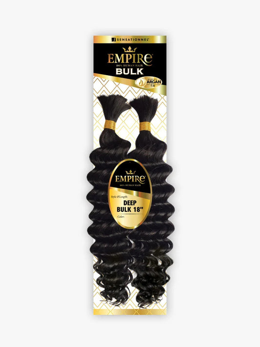 SENSATIONNEL Empire 100% Human Hair Braids - Deep Bulk 18"