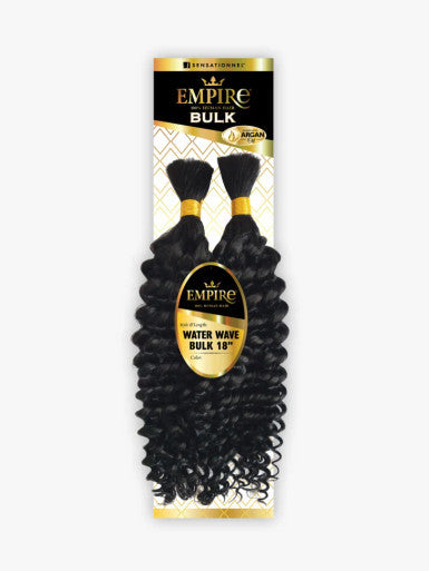 [WHOLESALE] SENSATIONNEL Empire 100% Human Hair Braids - Water Wave Bulk 18"