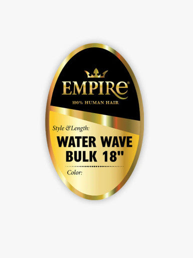 [WHOLESALE] SENSATIONNEL Empire 100% Human Hair Braids - Water Wave Bulk 18"