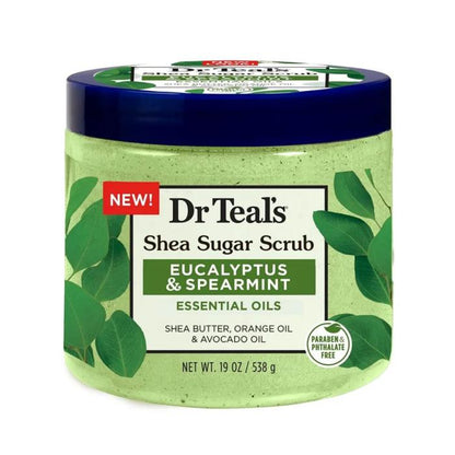 Dr. Teal's Essential Oil Shea Sugar Scrub (19oz)