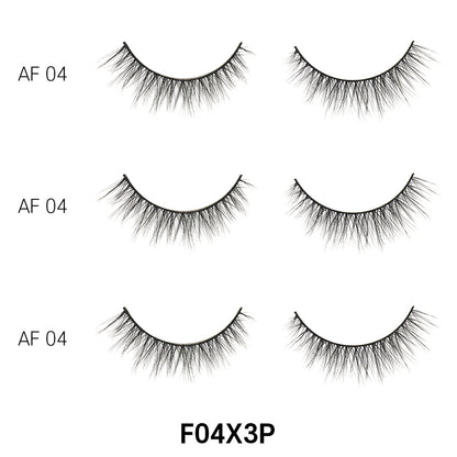 Laflare 3D Cashmere 3 Pairs Eco Pack Eyelashes