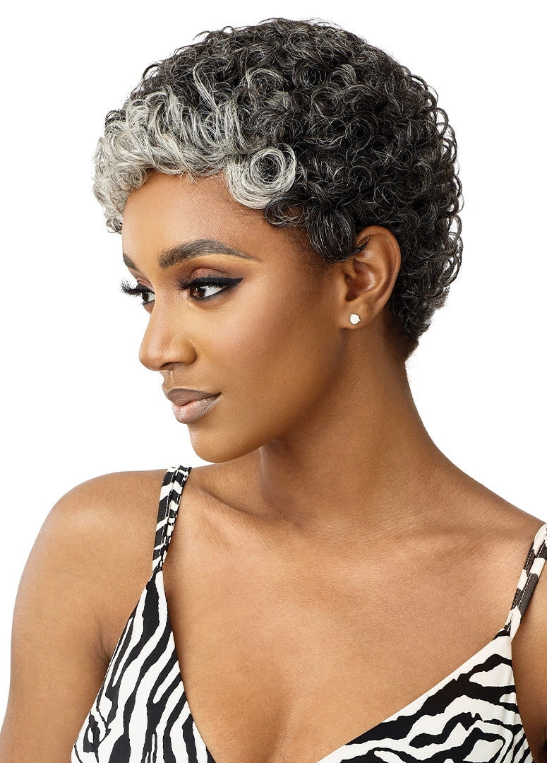 OUTRE Fab & Fly Gray Glamour 100% Human Hair HH-Dina