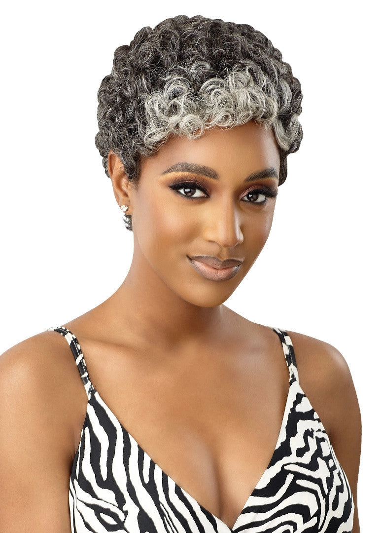 OUTRE Fab & Fly Gray Glamour 100% Human Hair HH-Dina
