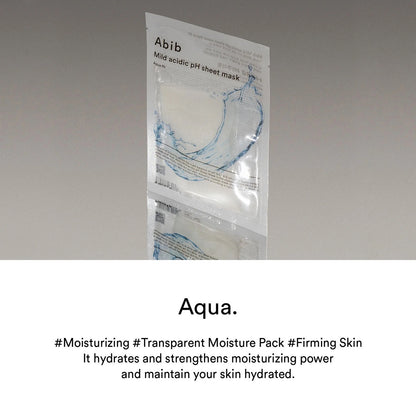 [Abib] Mild Acidic Ph Sheet Mask - Aqua (1Sheet)