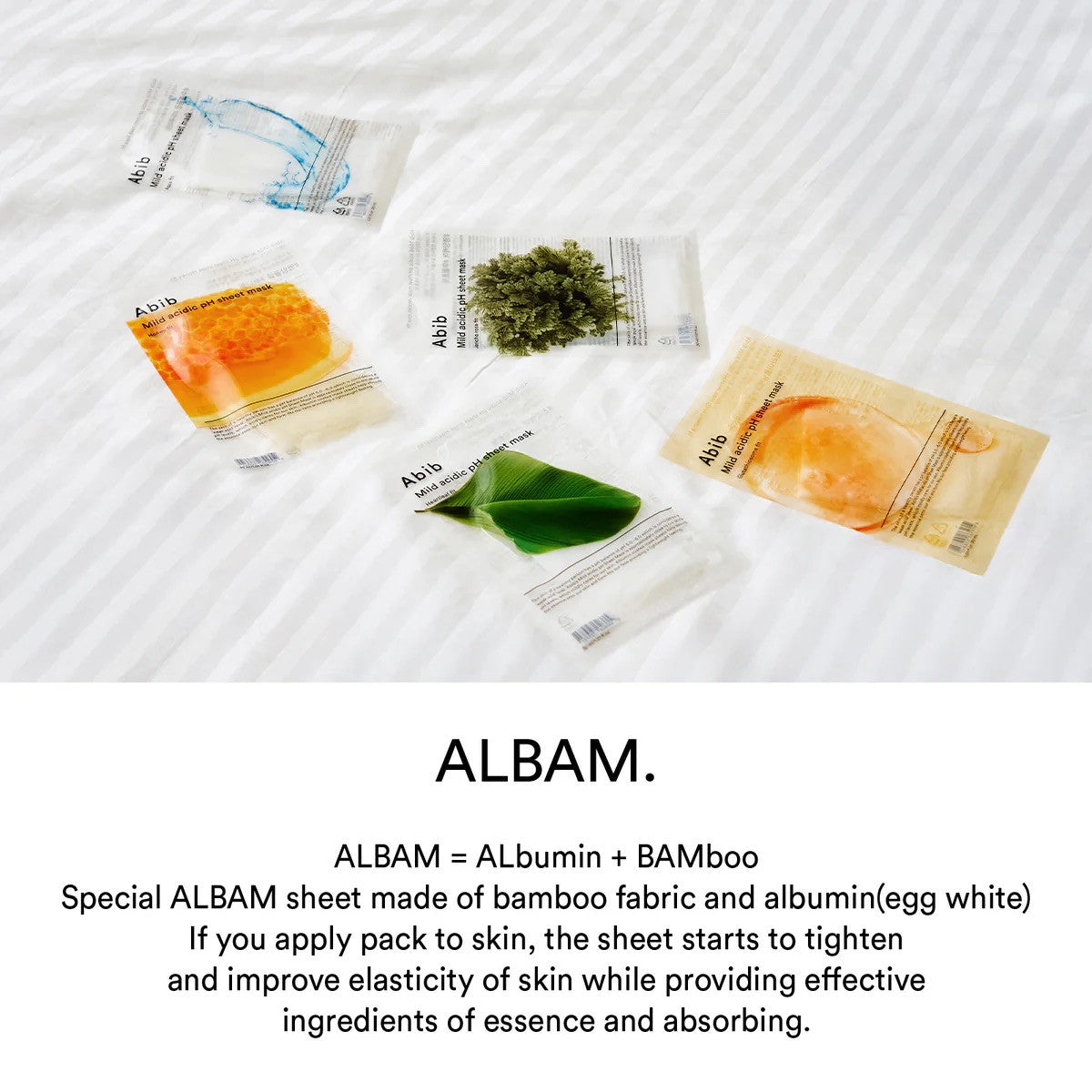 [Abib] Mild Acidic Ph Sheet Mask - Aqua (1Sheet)