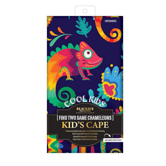 Black Ice Professional Kid's Cape - Find Two Same Chameleons