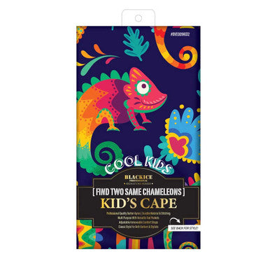 Black Ice Professional Kid's Cape - Find Two Same Chameleons