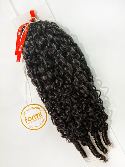 Formi 100% Virgin Hair Crochet Hair - Burmese Curl (14"-20")