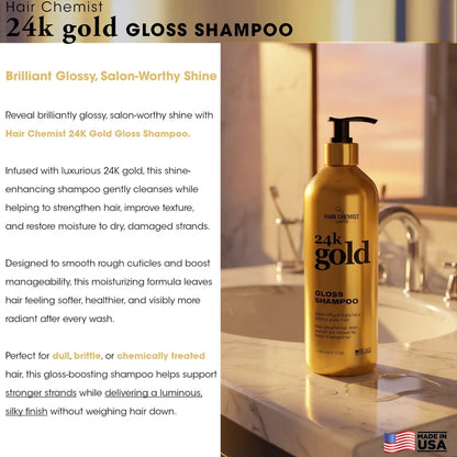 HAIR CHEMIST 24k Gold Gloss Shampoo (33.8oz)