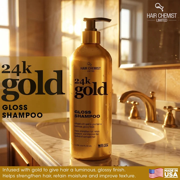 HAIR CHEMIST 24k Gold Gloss Shampoo (33.8oz)