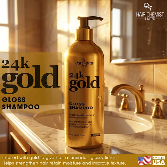 HAIR CHEMIST 24k Gold Gloss Shampoo (33.8oz)