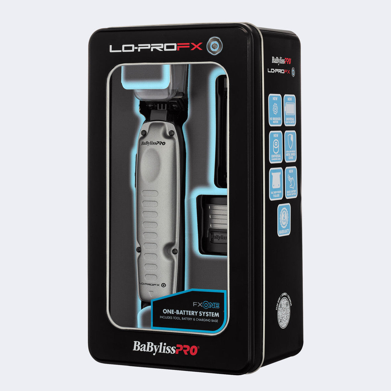 BaBylissPRO FXONE Lo-ProFX Matte Gray High Performance Low Profile Trimmer