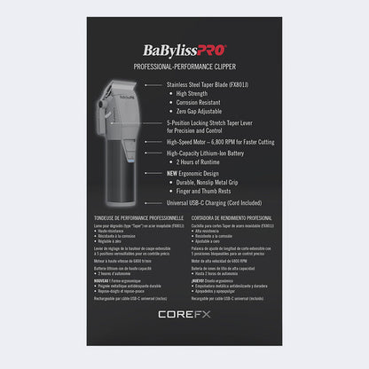 BaBylissPRO COREFX Clipper (FX86)