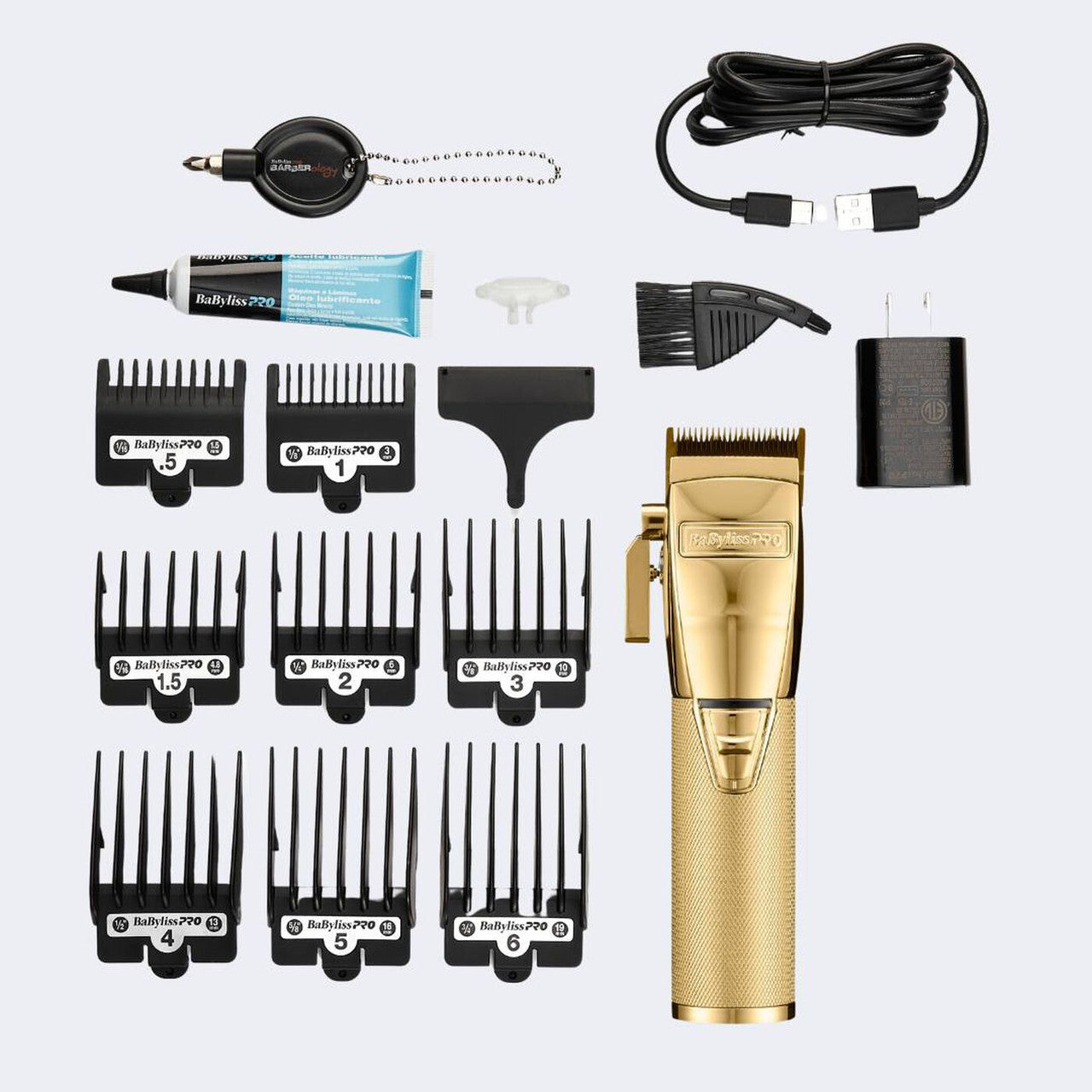 BaBylissPRO GoldFX Metal Lithium Nedic Clipper FX870NG