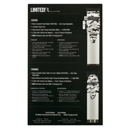 BaBylissPRO Limited Edition Camo Cordless Clipper & Trimmer