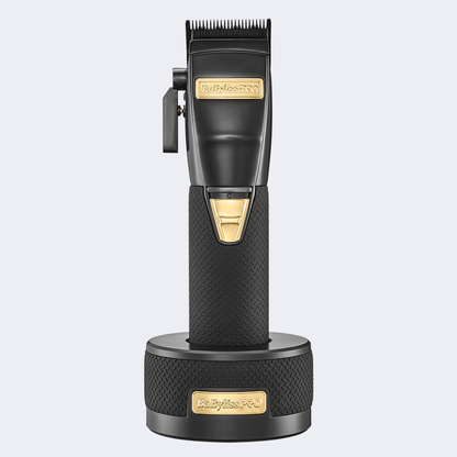 BaBylissPRO LimitedFX Boost+ Collection with Clipper, Trimmer & Charging Base Set - Black
