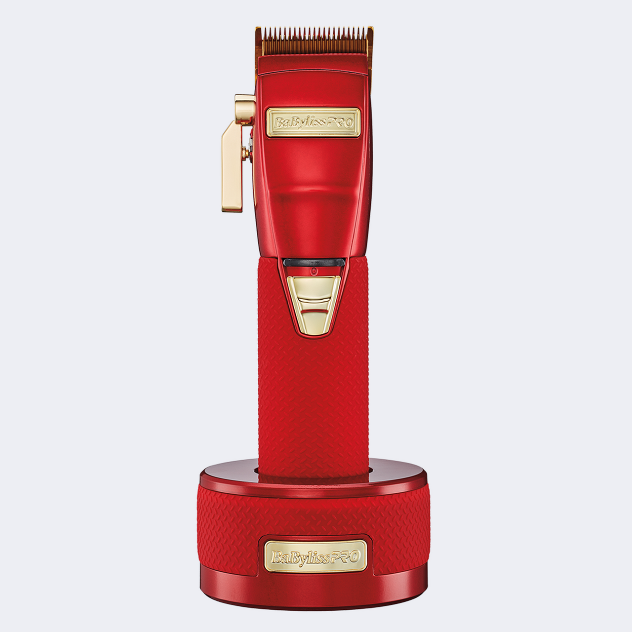 BaBylissPRO LimitedFX Boost+ Collection with Clipper, Trimmer & Charging Base Set - Red