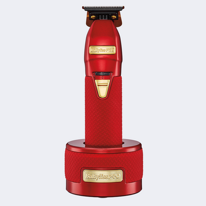 BaBylissPRO LimitedFX Boost+ Collection with Clipper, Trimmer & Charging Base Set - Red