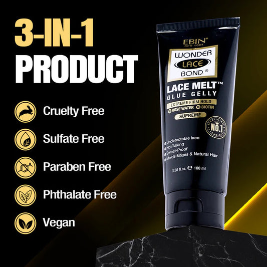 Ebin New York Wonder Lace Bond Lace Melt Glue Gelly [Supreme]