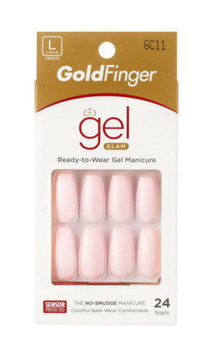 Kiss Gold Finger Solid Color - Pale Pink