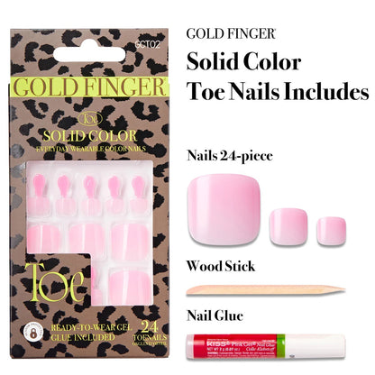 Kiss Gold Finger Toenails Collection