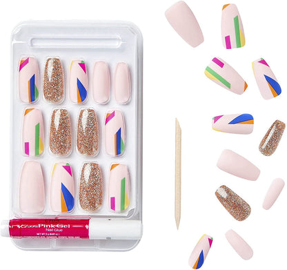 Kiss Gold Finger Gel Full Cover Nails