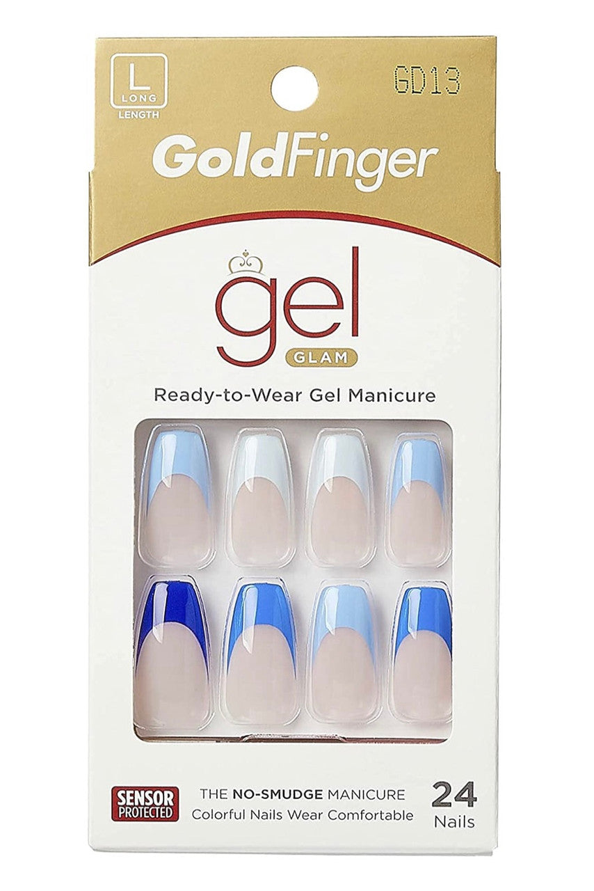 Kiss Gold Finger Gel Full Cover Nails