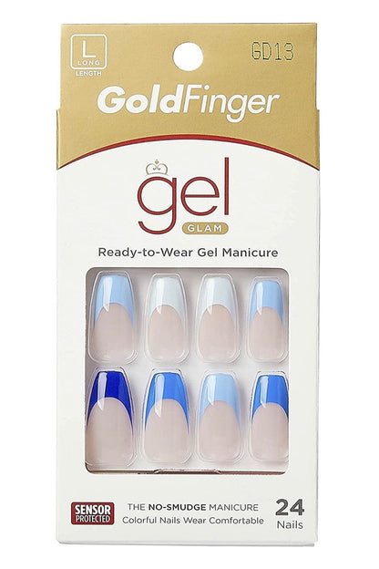 Kiss Gold Finger Gel Full Cover Nails