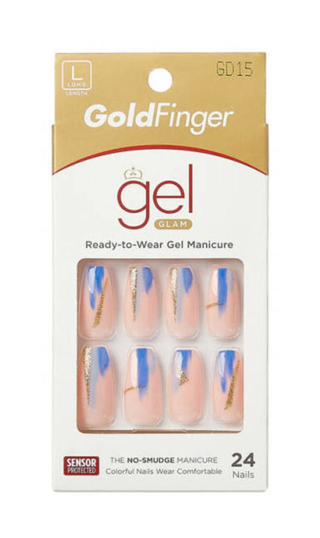 Kiss Gold Finger Gel Full Cover Nails