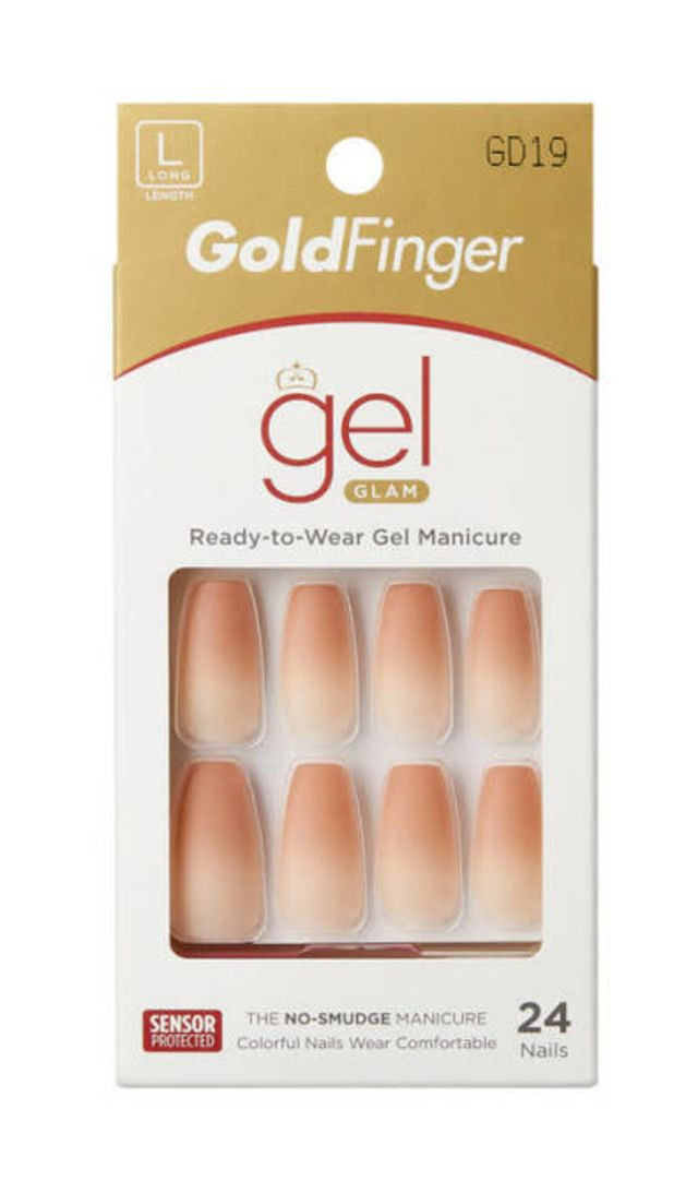 Kiss Gold Finger Gel Full Cover Nails
