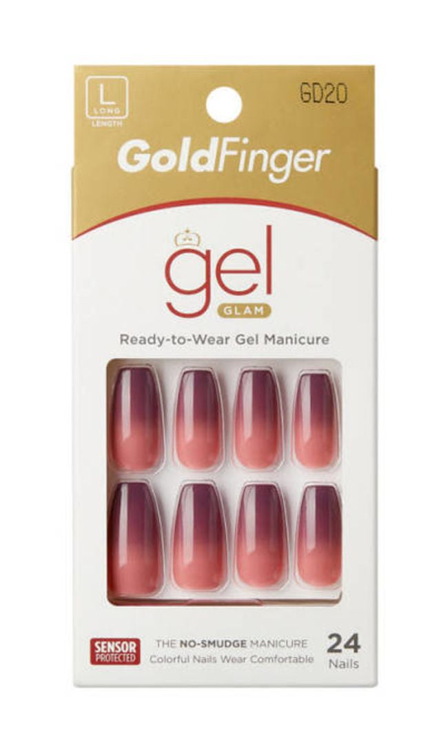 Kiss Gold Finger Gel Full Cover Nails