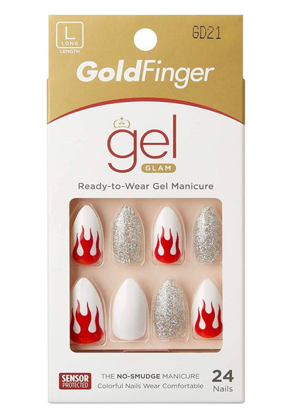 Kiss Gold Finger Gel Full Cover Nails