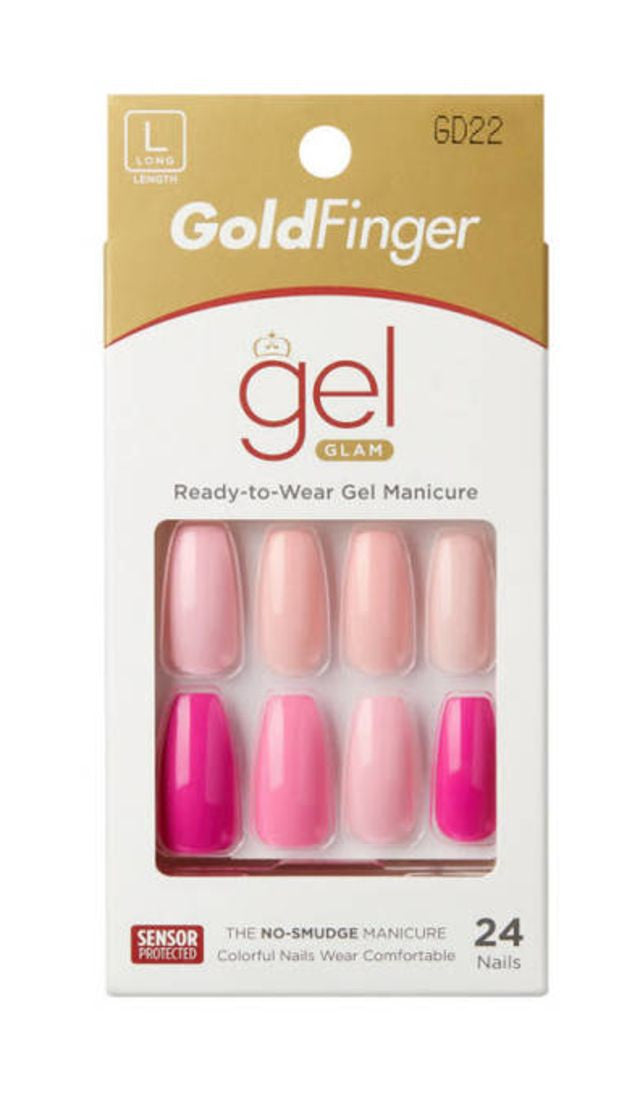 Kiss Gold Finger Gel Full Cover Nails