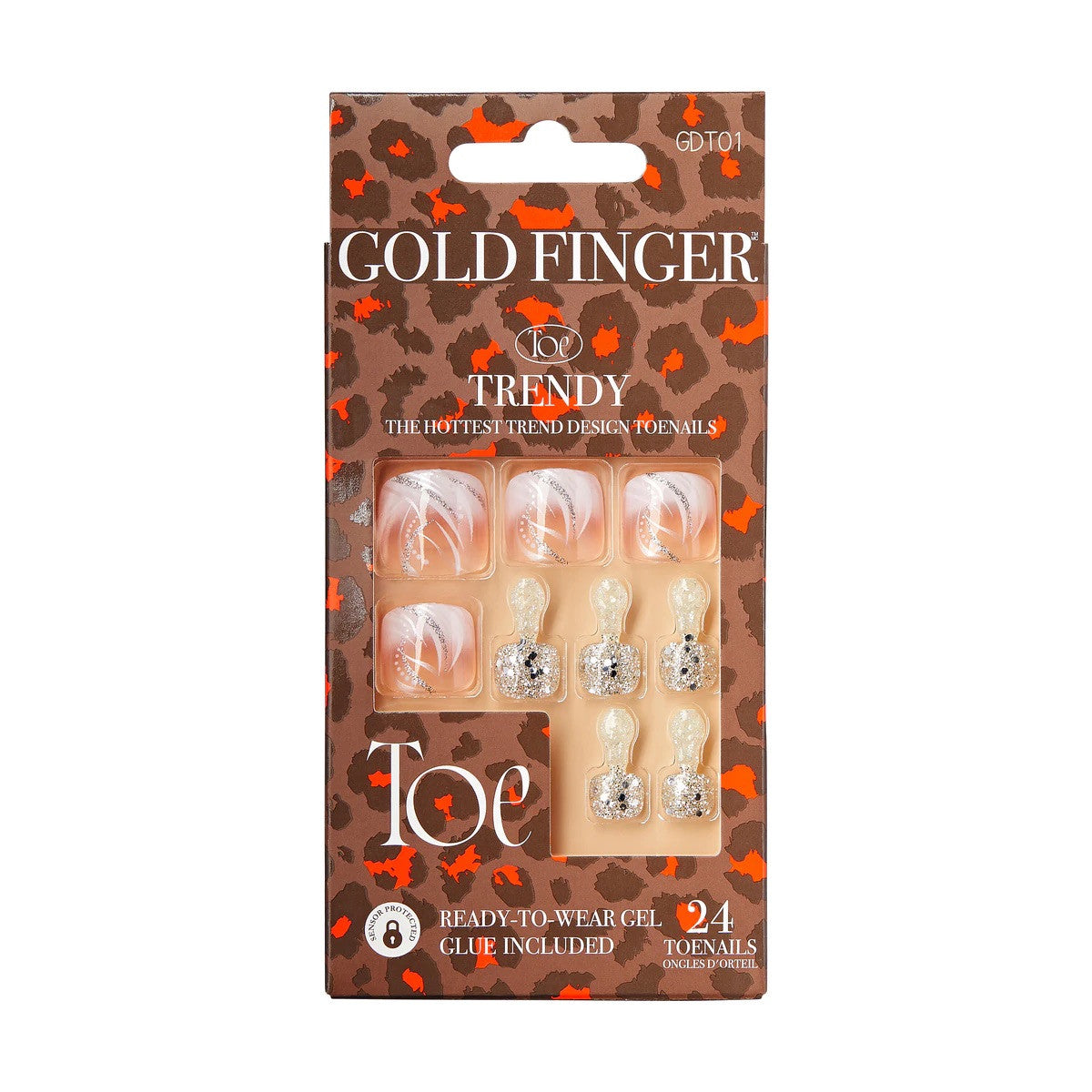 Kiss Gold Finger Toenails Collection