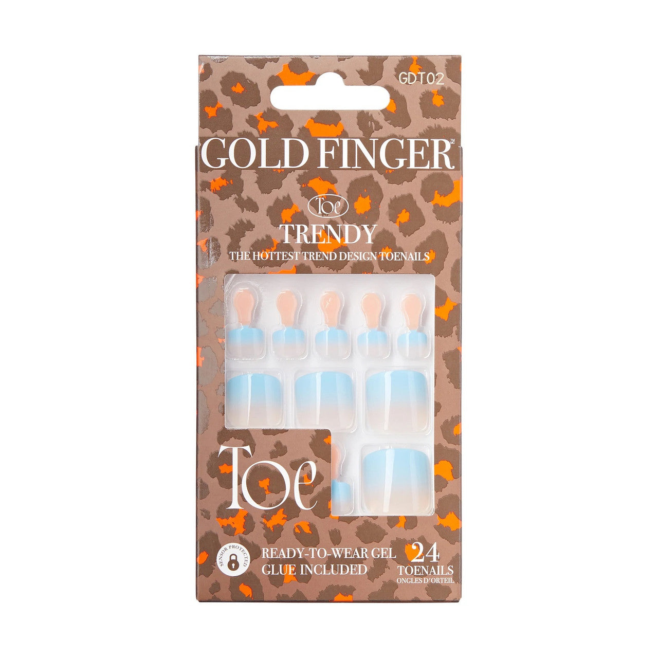 Kiss Gold Finger Toenails Collection