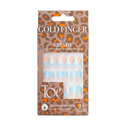 Kiss Gold Finger Toenails Collection