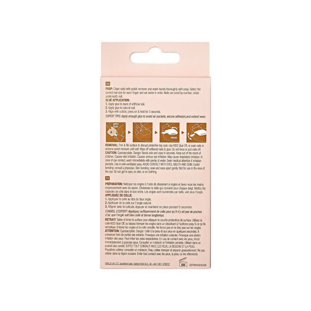 Kiss Gold Finger Trendy Wider Fit Toenails - WEEKEND