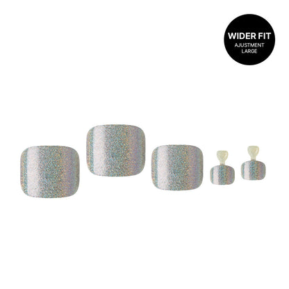Kiss Gold Finger Trendy Wider Fit Toenails - WEEKEND