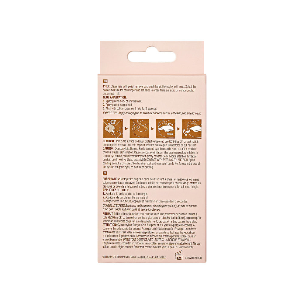 Kiss Gold Finger Trendy Wider Fit Toenails - BREEZE