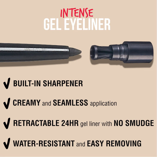 KISS New York Professional 24 Hour Wear Intense Gel Eyeliner